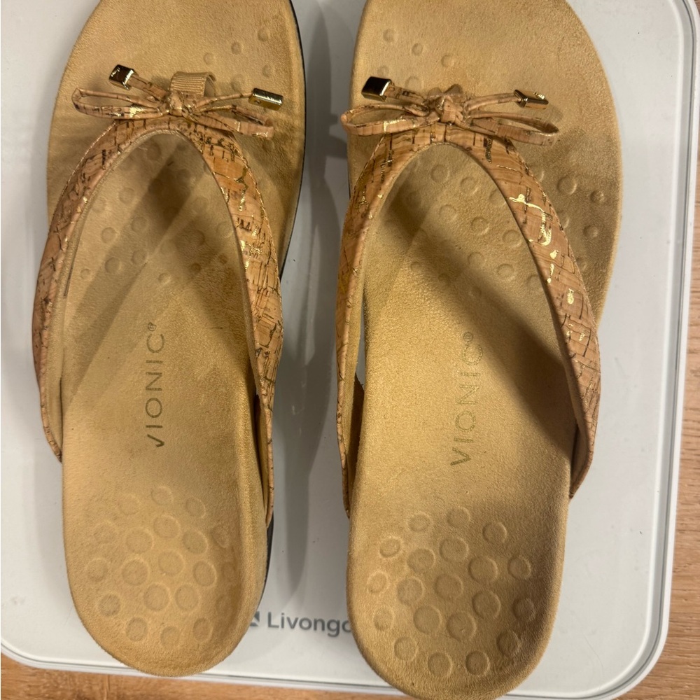 Vionic Women's Cork Tan Sandals